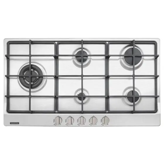 Cooktop a Gás Tramontina Penta Plus 5 Queimadores em Aço Inox 95cm