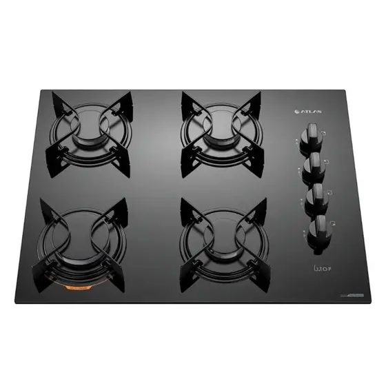 Cooktop a Gás Atlas U.Top 4 Bocas Acendimento Automático
