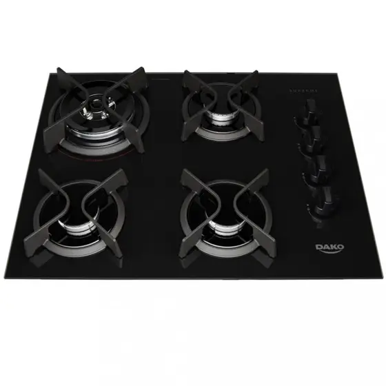 Cooktop a Gás Dako Supreme 4 Bocas Acendimento Automático e Tripla Chama