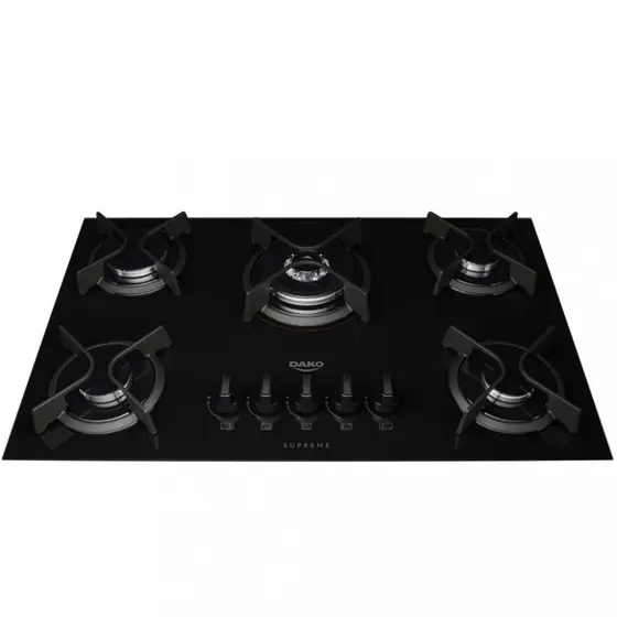 Cooktop a Gás Dako Supreme 5 Bocas Acendimento Automático e Tripla Chama