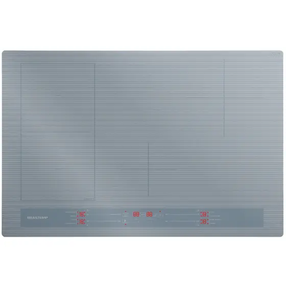Cooktop a Indução Brastemp Flexizone 4 Bocas Branco 220V BDJ77ABBNA