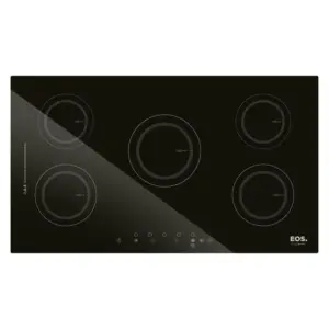 Cooktop a Indução EOS 5 Bocas Preto 9500W 220V ECI05EP Cooktop a Indução EOS 5 Bocas Preto 9500W 220V ECI05EP