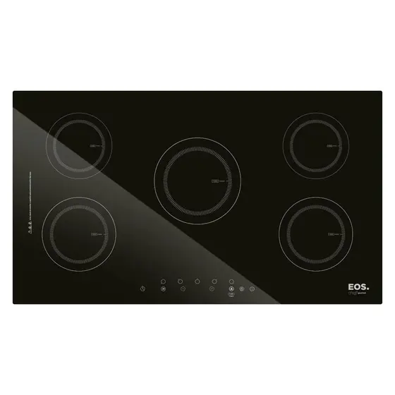 Cooktop a Indução EOS 5 Bocas Preto 9500W 220V ECI05EP