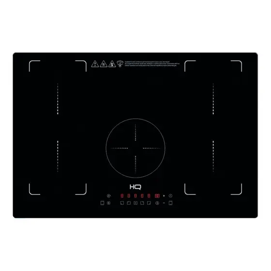 Cooktop a Indução HQ 5 Bocas Painel Touch Free Zone 9000W Preto 220V HQ-IDE9005FZ