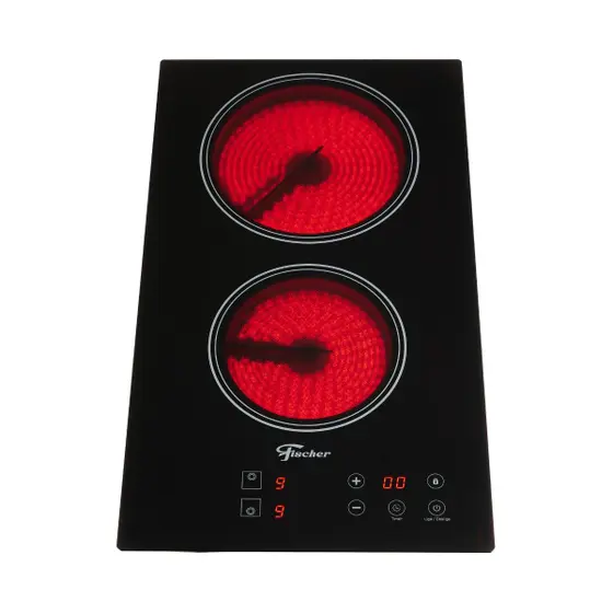 Cooktop Elétrico Fischer 2 Bocas Mesa Vitrocerâmica Touch 220V