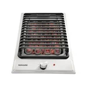Cooktop Churrasqueira Elétrica Suggar Barbecue com Grelha Inox 220V
