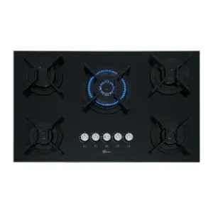 Cooktop a Gás Fischer Infinity 5 Bocas TC Preto Bivolt 26298-57077 Cooktop a Gás Fischer Infinity 5 Bocas TC Preto Bivolt 26298-57077