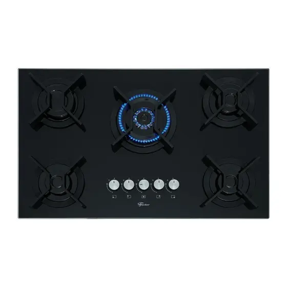 Cooktop a Gás Fischer Infinity 5 Bocas TC Preto Bivolt 26298-57077