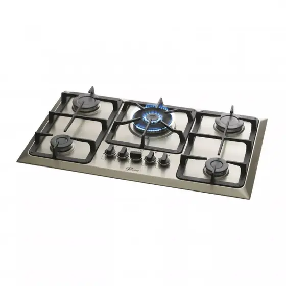 Cooktop a Gás Fischer 5 Bocas TC Mesa Inox Bivolt