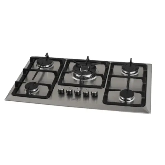 Cooktop a Gás Fischer Infinity 5 Bocas TC Mesa Inox