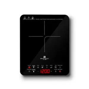 Cooktop a Indução PandaPlus 1 Boca Portátil 2000W 220V Touch 8 Níveis Trava de Segurança Timer Vitrocerâmico