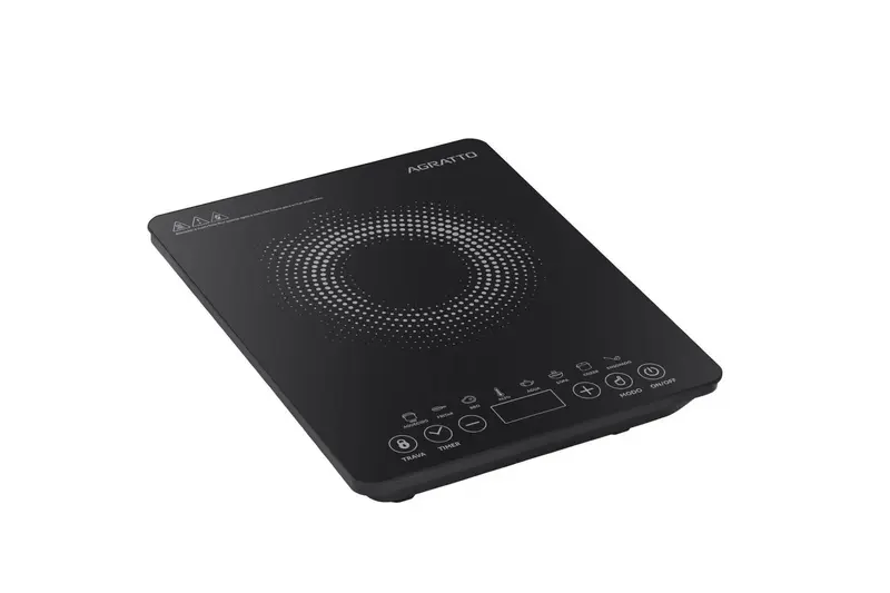 Cooktop a Indução Agratto 1 Boca Preto 2000W 220V ACKI01I-02