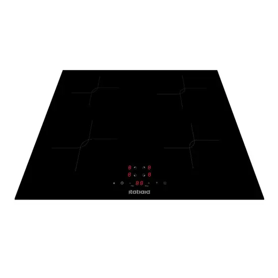 Cooktop a Indução Itatiaia Master 4 Bocas 7000W Vidro com Timer e Trava de Segurança Preto 220V
