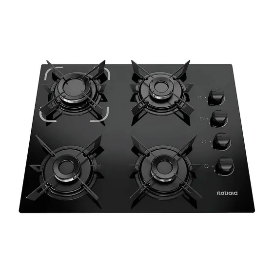 Cooktop a Gás Itatiaia Electra Plus 4 Bocas Preto Bivolt