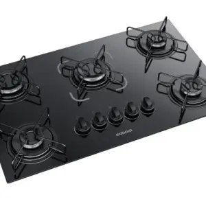 Cooktop a Gás Itatiaia Essencial 5 Bocas Preto Bivolt 3700000193 Cooktop a Gás Itatiaia Essencial 5 Bocas Preto Bivolt 3700000193