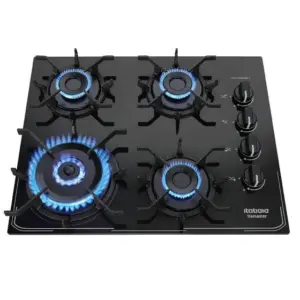 Cooktop a Gás Itatiaia Itamaster 4 Bocas Vidro Preto Bivolt 3700000341 Cooktop a Gás Itatiaia Itamaster 4 Bocas Vidro Preto Bivolt 3700000341