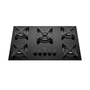 Cooktop a Gás Dako Supreme 5 Bocas Automático Mesa de Vidro Mega Chama Bivolt Cooktop a Gás Dako Supreme 5 Bocas Automático Mesa de Vidro Mega Chama Bivolt