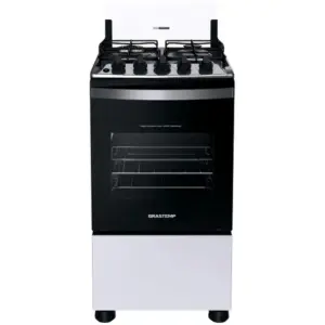 Fogão de Piso Brastemp 4 Bocas Branco (BFO4EBB) Fogão de Piso Brastemp 4 Bocas Branco (BFO4EBB)
