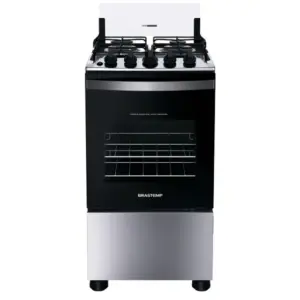 Fogão de Piso Brastemp 4 Bocas Inox (BFO4NBR) Fogão de Piso Brastemp 4 Bocas Inox (BFO4NBR)