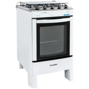 Fogão de Piso Esmaltec Ágata 4 Bocas Branco