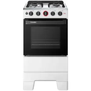 Fogão de Piso Esmaltec Ideal Super 4 Bocas Branco (4121)