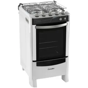 Fogão de Piso Esmaltec Topázio 4 Bocas Branco
