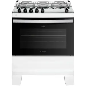 Fogão de Piso Atlas Agile Up 5 Bocas Branco Fogão de Piso Atlas Agile Up 5 Bocas Branco