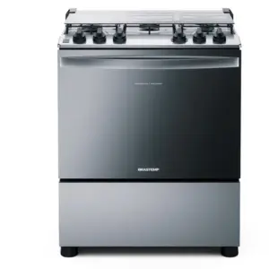 Fogão de Piso Brastemp 5 Bocas Inox (BFS5NCR)