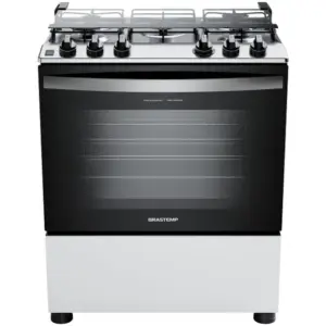 Fogão de Piso Brastemp 5 Bocas Branco (BFS5NDB)