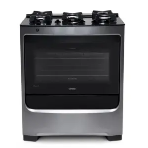 Fogão de Piso Consul Glass 5 Bocas Inox com Mesa de Vidro (CFS5VAR)