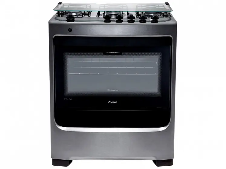 Fogão de Piso Consul 5 Bocas Inox (CFS5NARUNA)