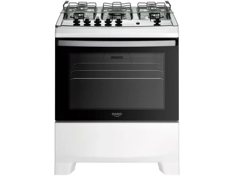 Fogão de Piso Dako Supreme 5 Bocas Branco