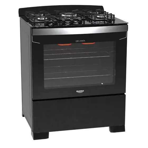 Fogão de Piso Dako Diplomata 5 Bocas com Grill
