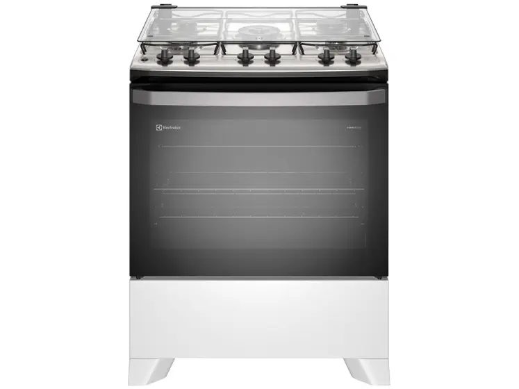 Fogão de Piso Electrolux Efficient PerfectCook 5 Bocas Branco (FE5IB)