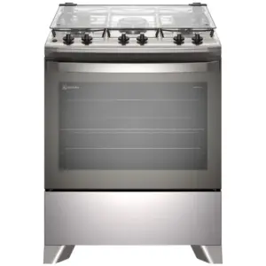 Fogão de Piso Electrolux Efficient PerfectCook 5 Bocas Cinza (FE5IC)
