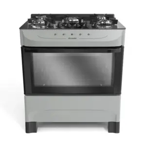 Fogão de Piso Mueller 5 Bocas com Mesa de Vidro (MFV5BB)