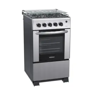 Fogão de Piso Venax Gaudi GIII 4 Bocas Inox a Gás Fogão de Piso Venax Gaudi GIII 4 Bocas Inox a Gás