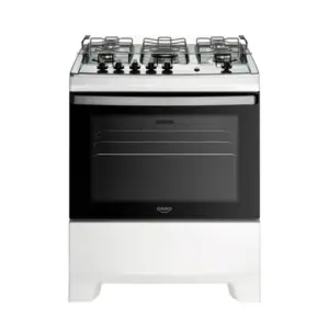 Fogão de Piso Dako Supreme 5 Bocas Branco a Gás com Tripla Chamas e Tampa Bivolt Fogão de Piso Dako Supreme 5 Bocas Branco a Gás com Tripla Chamas e Tampa Bivolt