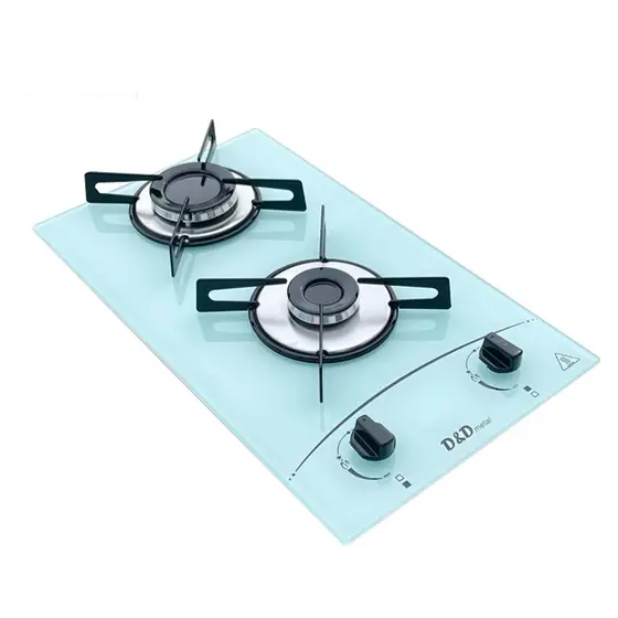 Cooktop a Gás D&D 2 Bocas Branco Acendimento Automático