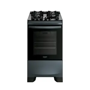 Fogão de Piso Dako Supreme Timer Glass 4 Bocas Titanium com Mesa de Vidro e Mega Chama Bivolt Fogão de Piso Dako Supreme Timer Glass 4 Bocas Titanium com Mesa de Vidro e Mega Chama Bivolt