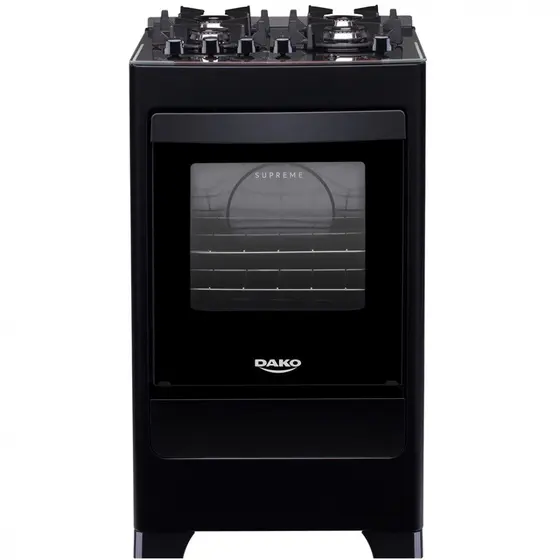 Fogão de Piso Dako Supreme Glass 4 Bocas