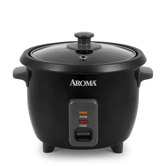 Panela de Arroz Elétrica Aroma Housewares 1.5L para Grãos ARC-363NGB