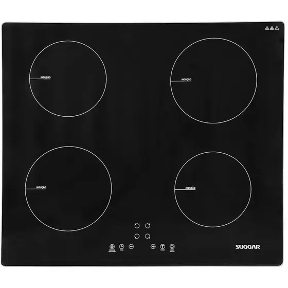 Cooktop a Indução Suggar 4 Zonas de Aquecimento de Mesa