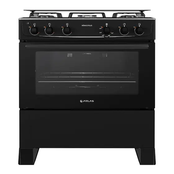 Fogão de Piso Atlas Monaco Plus 5 Bocas