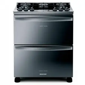 Fogão de Piso Brastemp 5 Bocas Inox 110V (BFD5VCRNNA)