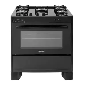 Fogão de Piso Suggar Neo Glass 5 Bocas Preto Bivolt (FGVNG510PT)