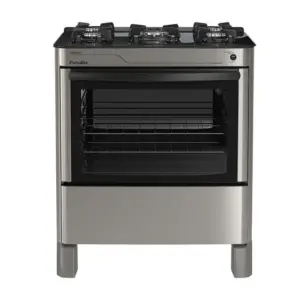 Fogão de Piso Esmaltec Jade Glass 5 Bocas Inox com Acendimento Automático