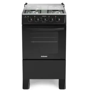 Fogão de Piso Itatiaia Star Clean New 4 Bocas Preto