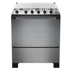 Fogão de Piso Itatiaia New Dream 5 Bocas Reflecta Fumê com Acendimento Automático