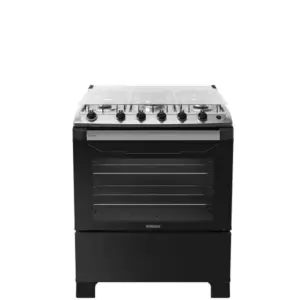 Fogão de Piso Itatiaia New Dream 5 Bocas Preto com Tripla Chama Bivolt (3700000325)